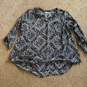 Maurices dress 3/4 top